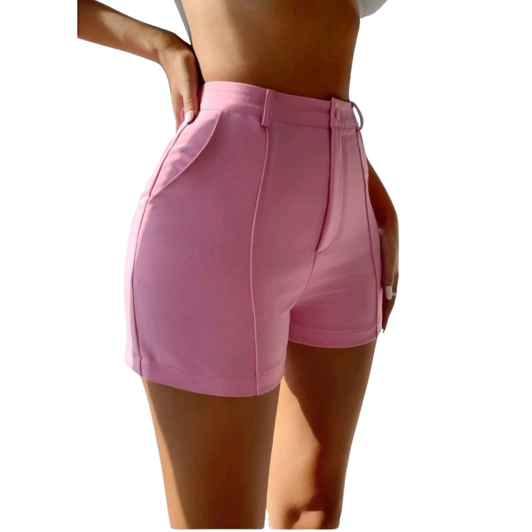 High Waist Skinny Shorts
