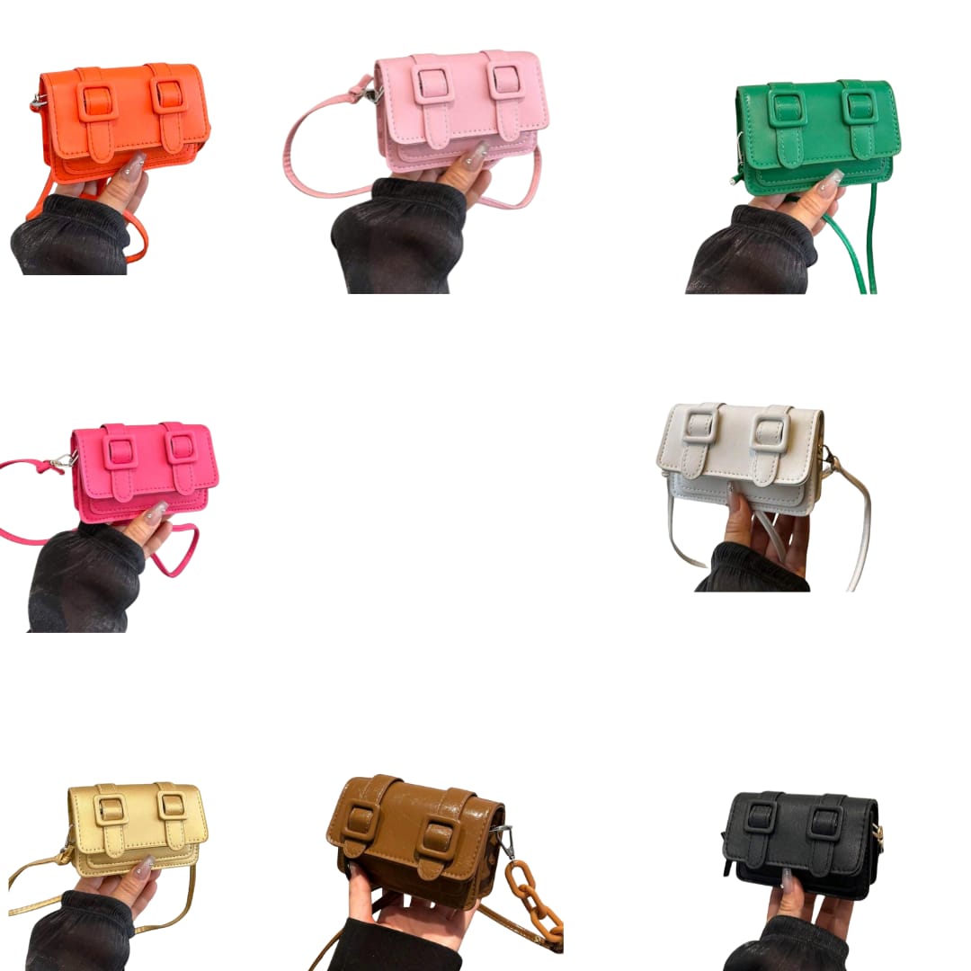 Mini Fashion Solid Color Simple Flip Shoulder Bag