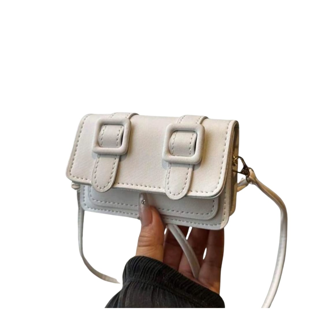 Mini Fashion Solid Color Simple Flip Shoulder Bag