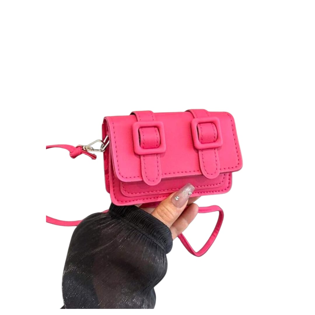 Mini Fashion Solid Color Simple Flip Shoulder Bag