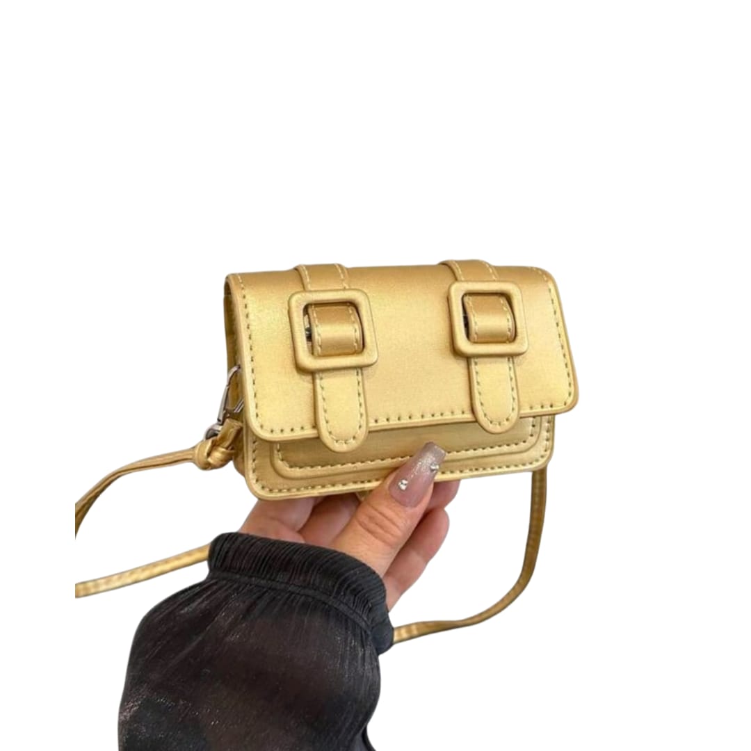 Mini Fashion Solid Color Simple Flip Shoulder Bag