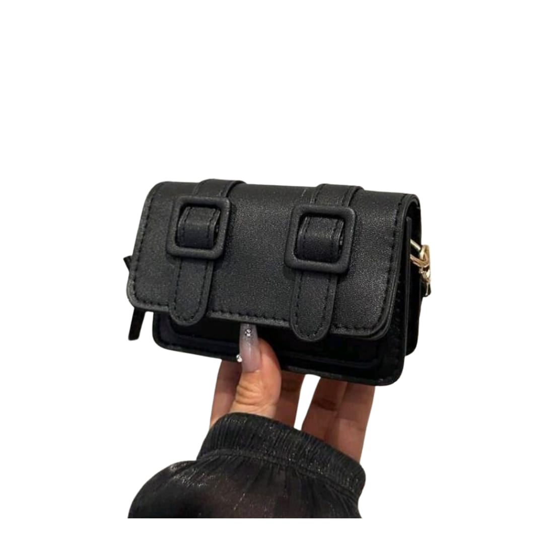 Mini Fashion Solid Color Simple Flip Shoulder Bag