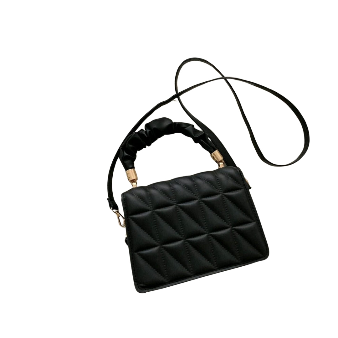 Casual Mini Chain Decor Ruched Bag