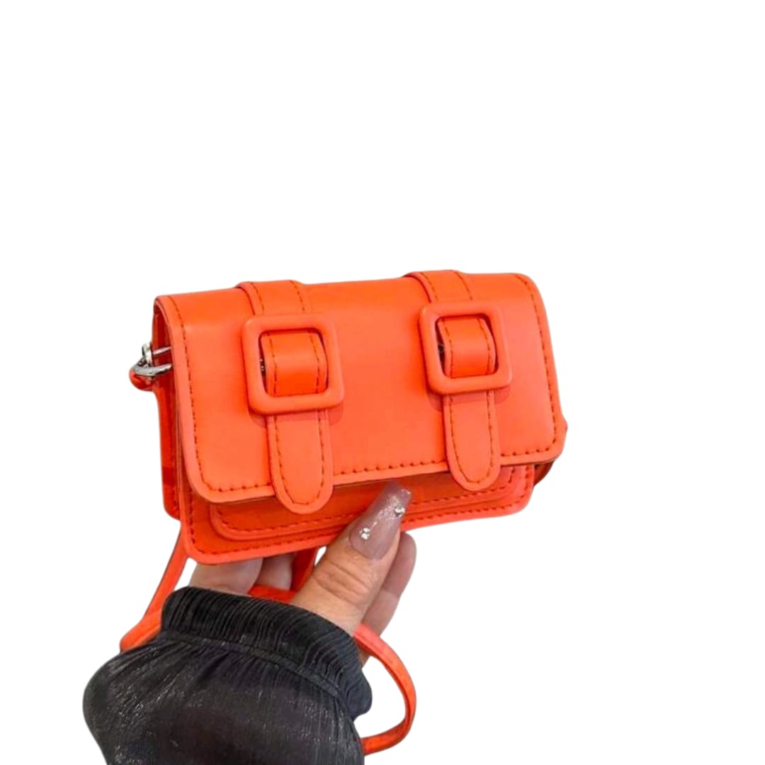 Mini Fashion Solid Color Simple Flip Shoulder Bag