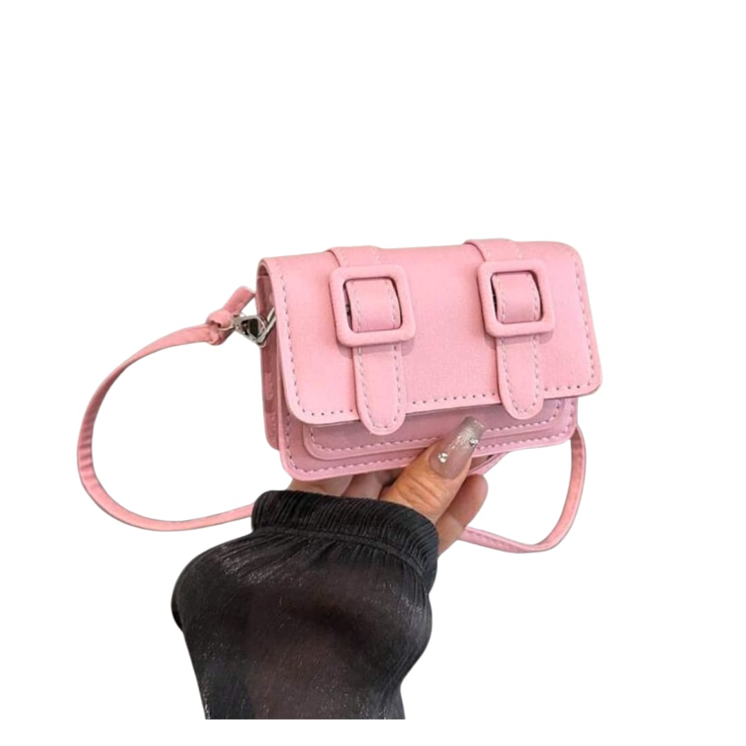 Mini Fashion Solid Color Simple Flip Shoulder Bag