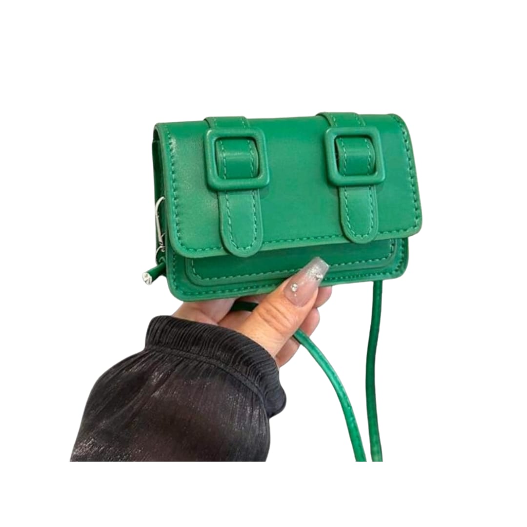 Mini Fashion Solid Color Simple Flip Shoulder Bag