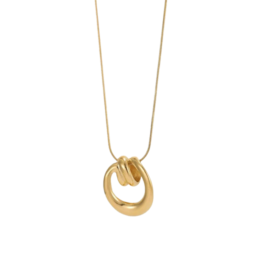 Geometric 18K Gold Plated Necklace