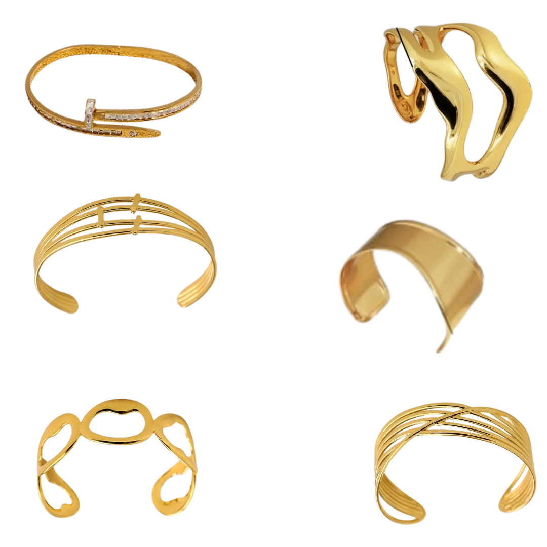 18K Gold Plated Expandable  Bracelets