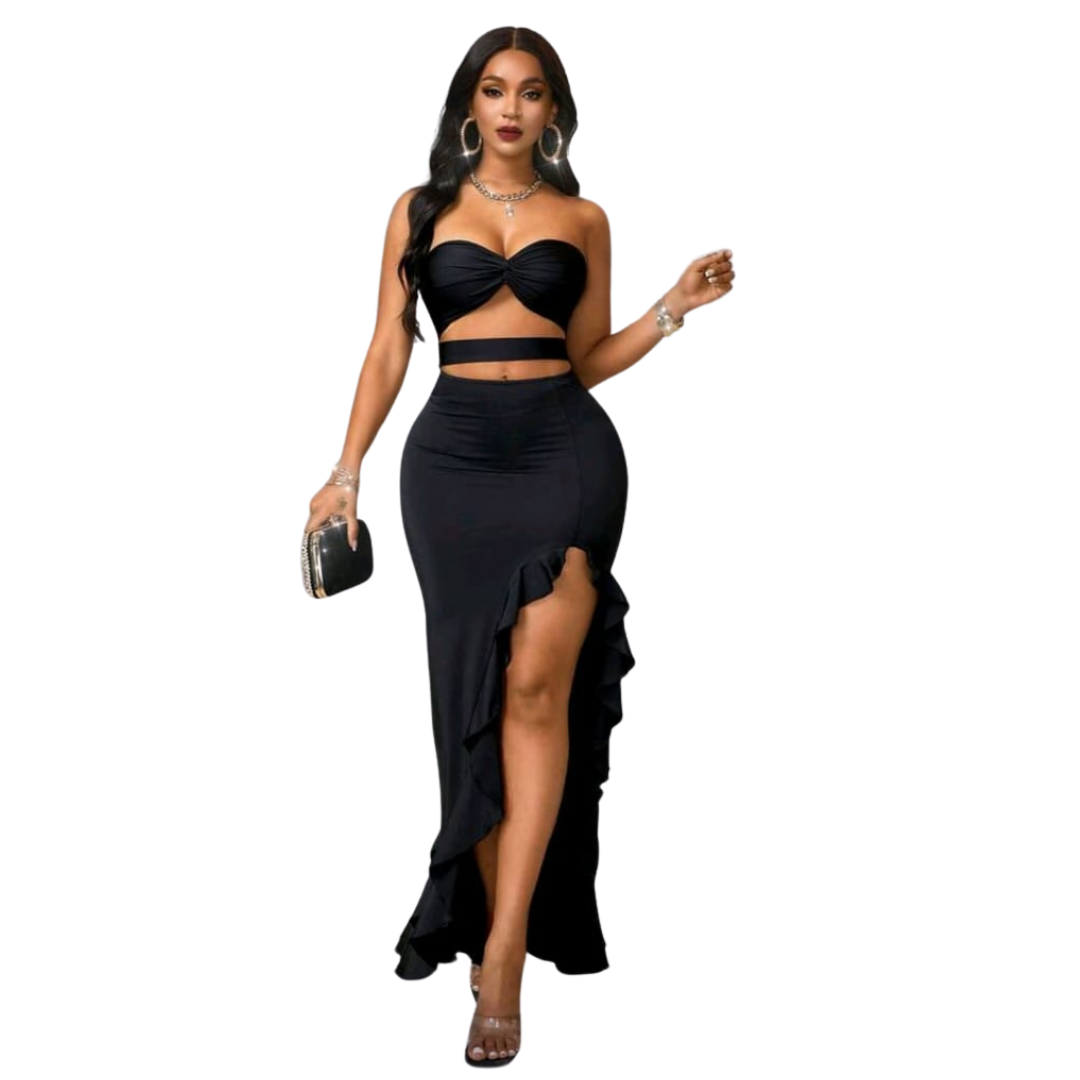 Hollow Out Off Shoulder Dress