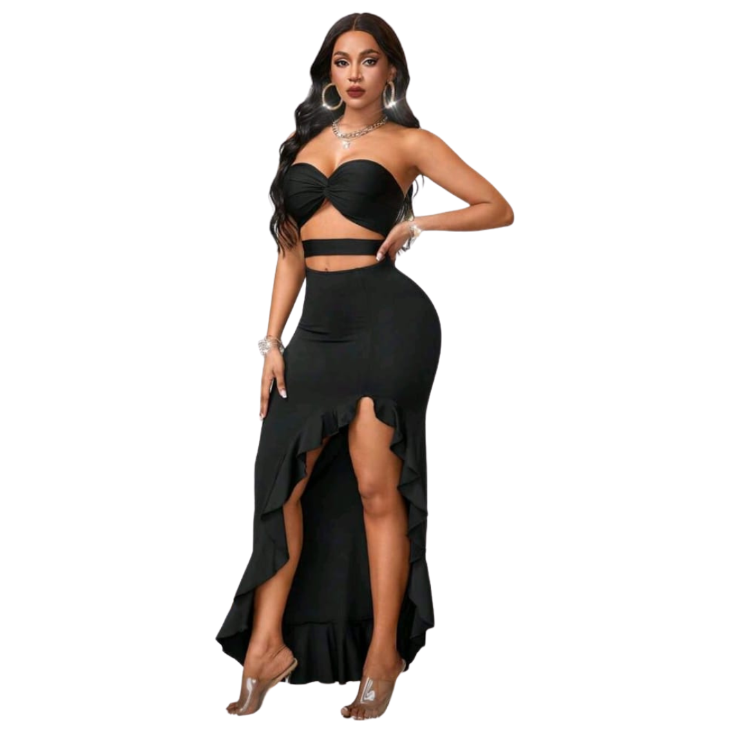 Hollow Out Off Shoulder Dress