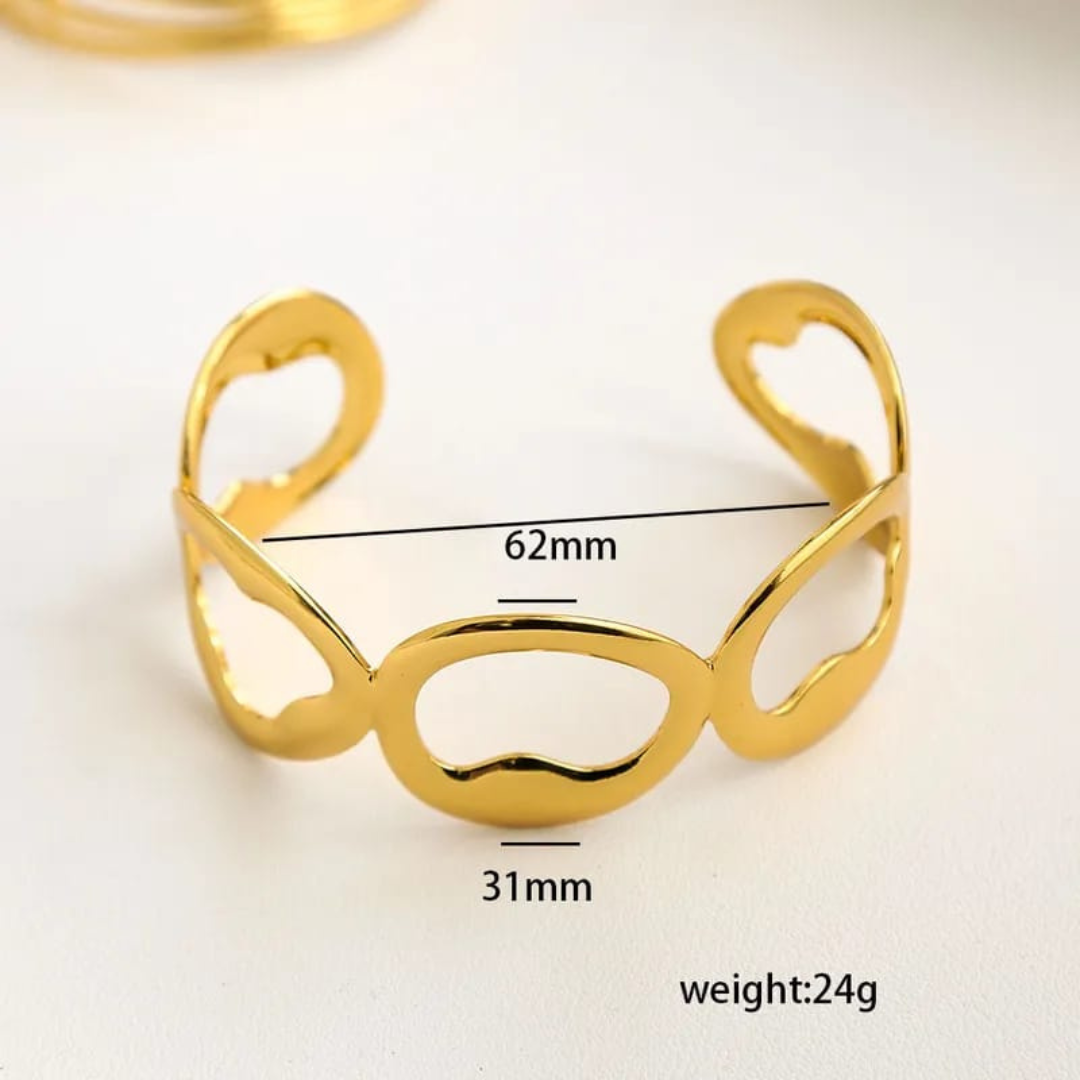 18K Gold Plated Expandable  Bracelets
