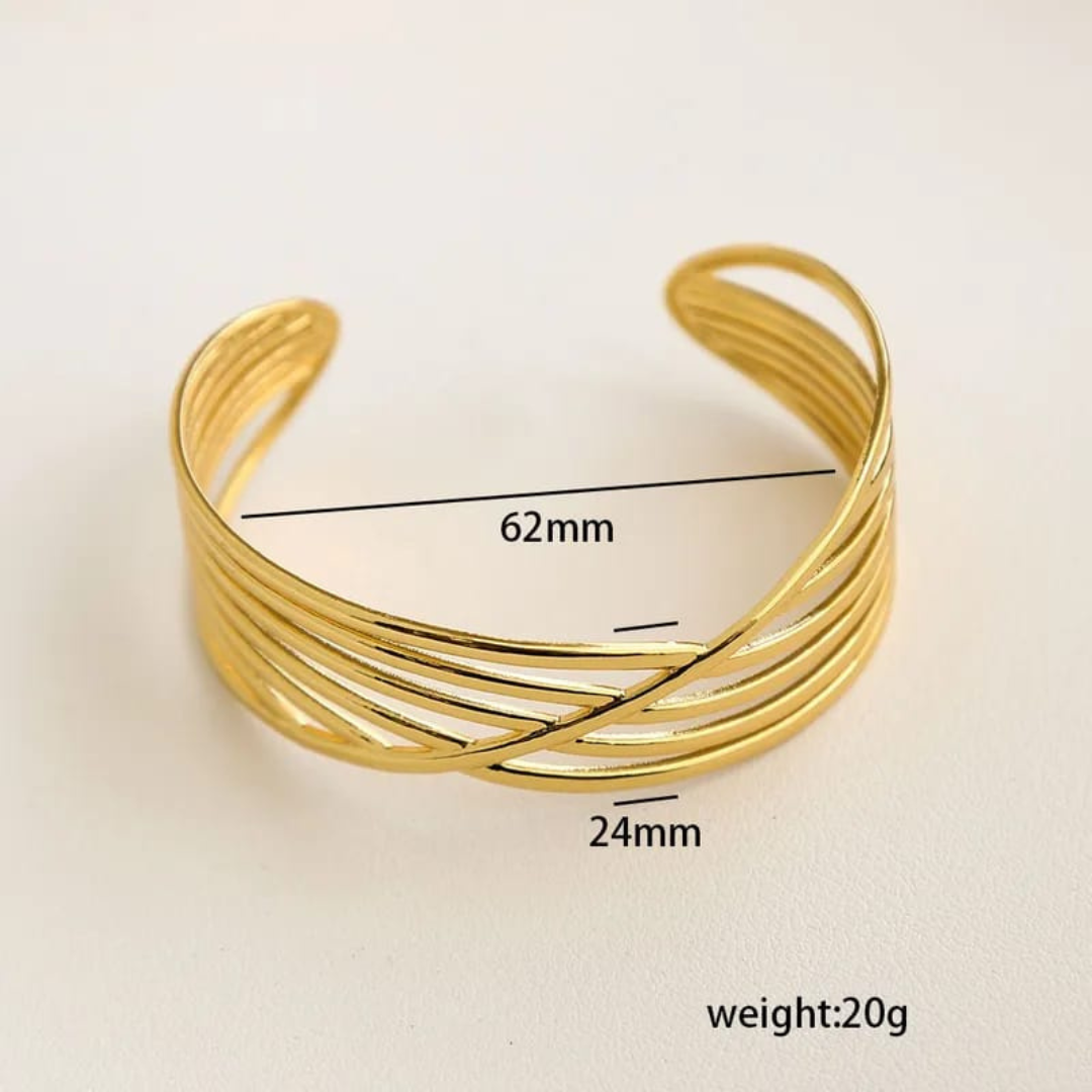18K Gold Plated Expandable  Bracelets