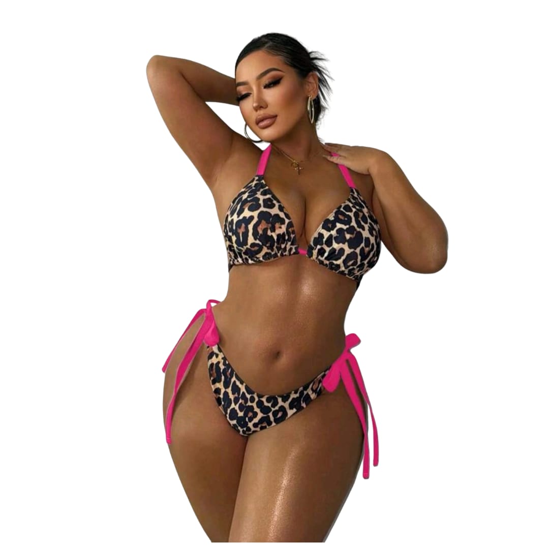 2 Piece Leopard Print Bikini