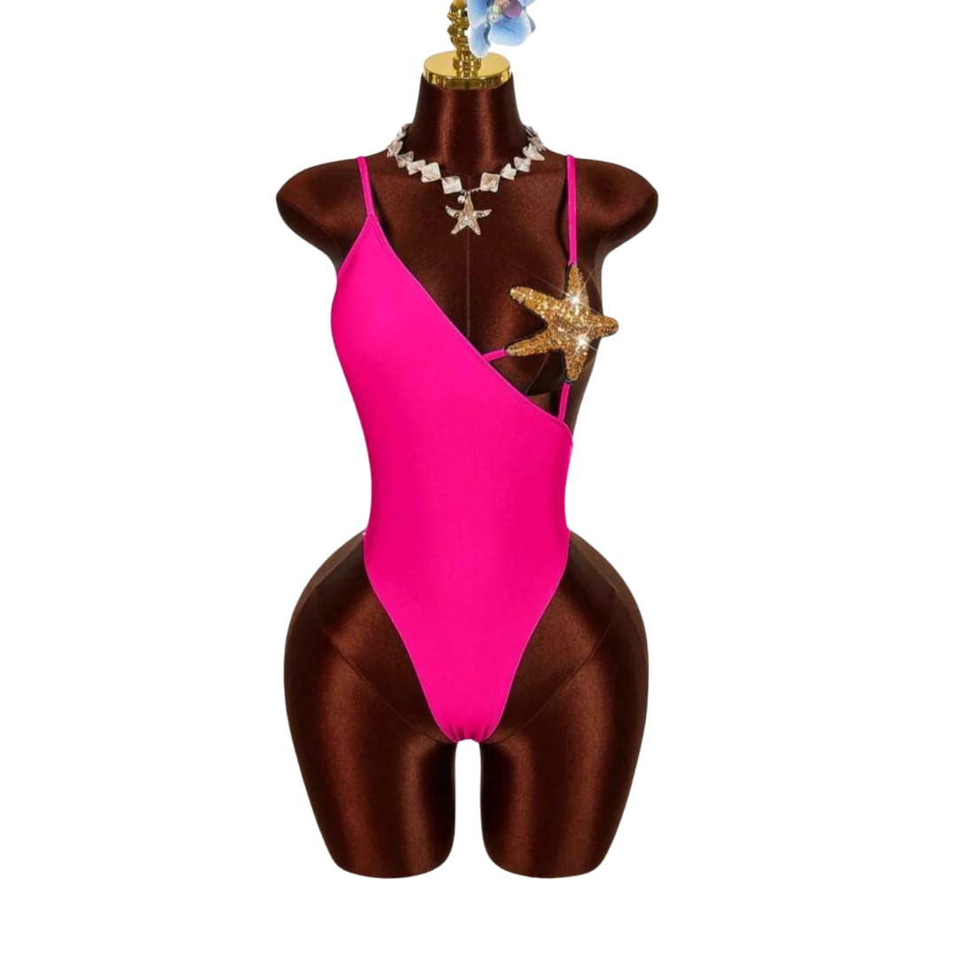 Starfish Decor Monokini Swimwear