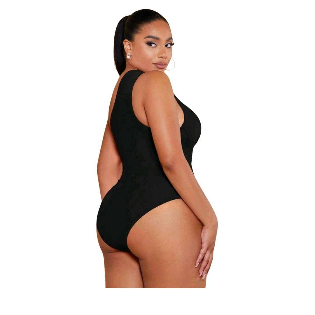 One Shoulder Cut Out Bodysuit