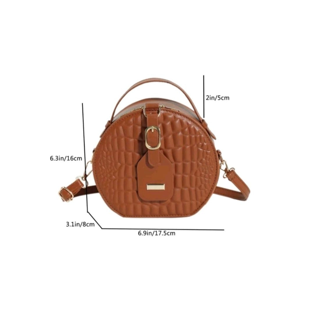 Crocodile Retro Crossbody Bag